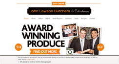 Desktop Screenshot of johnlawsonbutchers.co.uk